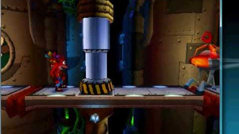 Crash Bandicoot 2 Cortex Strikes Back Part 23: Piston It Away (Partial Main Level) w/ Hard Path Gem!