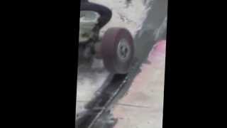 Dynabrade 13509 Dynastraight Blending Welds with an AA Abrasives Flap Wheel #11226
