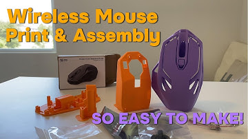3D Printing & Assembling a Wireless Mouse! #makerworld #bambulab #3dprinted 