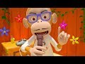Five little monkeys  kindergarten nursery rhymes songs for kids  cartoon by little treehouse