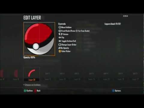 BO2: Emblem Tutorial's - #1 - Pokeball - YouTube