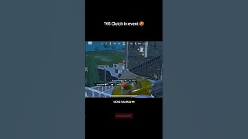 1V5 Clutch in event 🥵 #bgmi #bgmishorts #pubgmobile #pubg #shorts