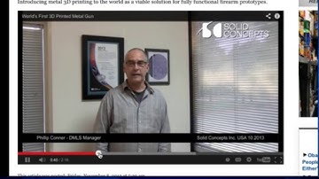 Worlds First 3D Metal Gun Has Now Been Printed