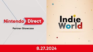 Thumbnail for Indie World Showcase + Nintendo Direct: Partner Showcase 8.27.2024
