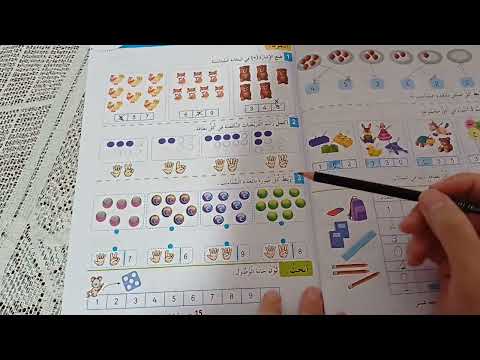 حل تمارين كتاب الأنشطة رياضيات عد كميات صغيرة للسنة الأولى ابتدائي الصفحة 15