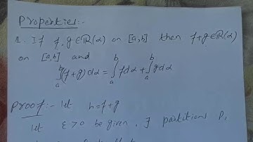 Property#1 Riemann integrals by sir kamil nawaz