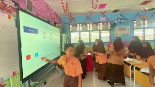 Keseruan Bermain Game Matematika di Papan Interaktif Digital | SD Negeri 028354 