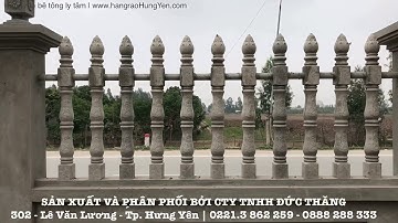 Hàng rào bê tông ly tâm chất lượng cao | Hàng rào Hưng Yên | www.hangraoHungYen.com | 0221.3 862 259