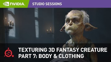 Texturing a 3D Fantasy Creature w/ Maria Panfilova Adobe Substance Painter | Part 7: Body & Clothing