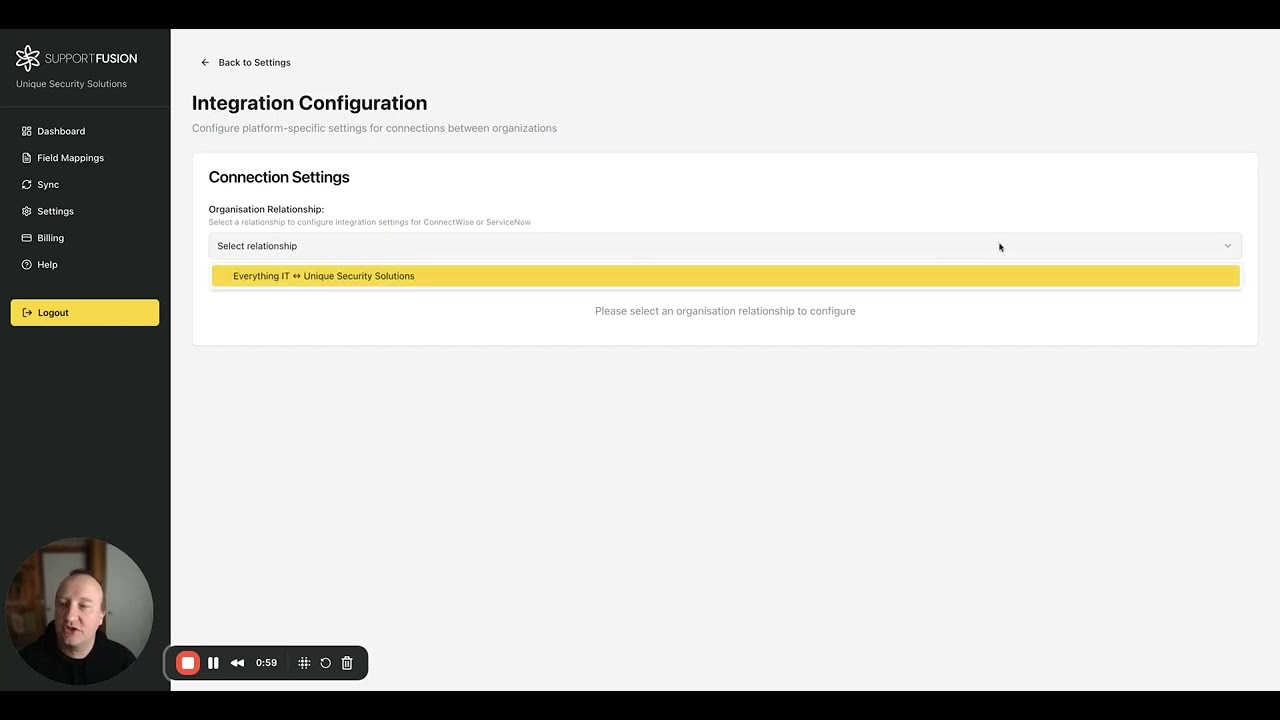 Bi-directional ticket sync