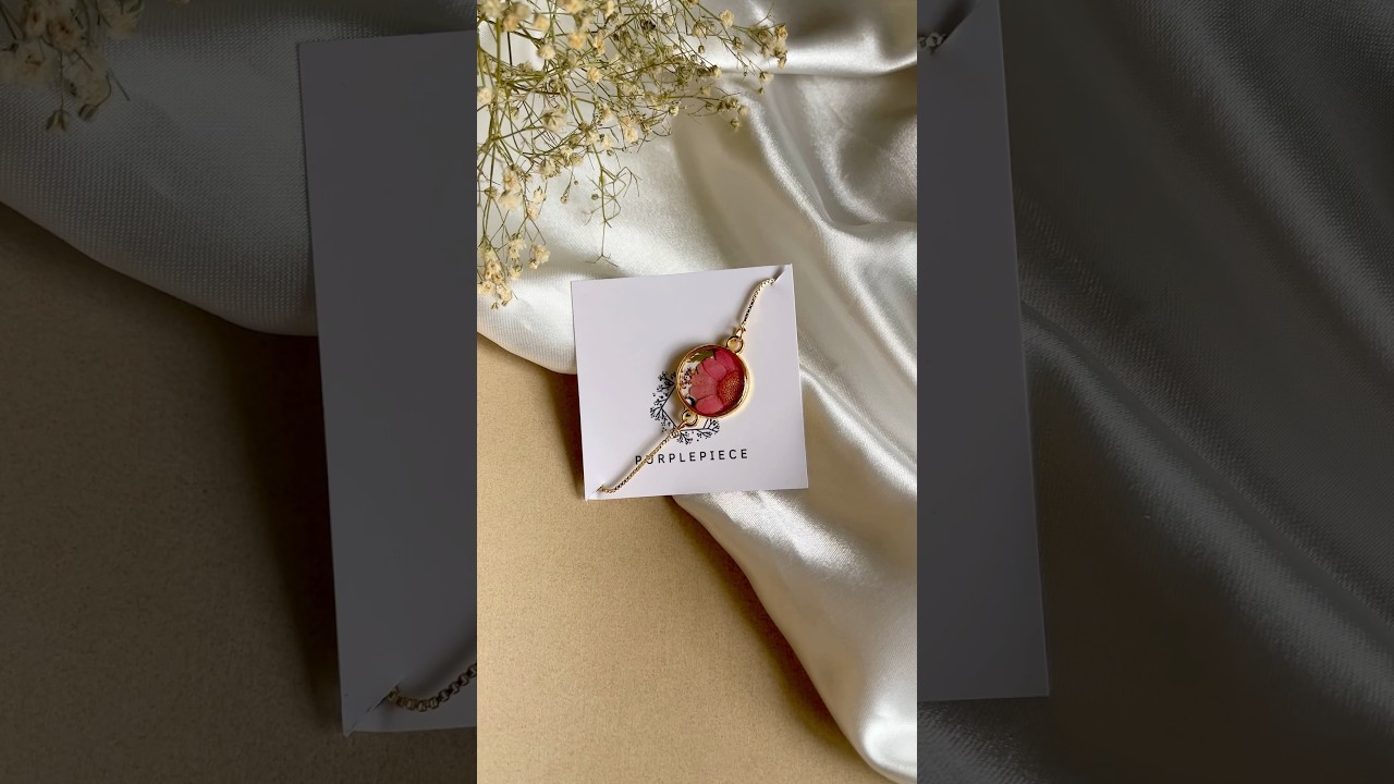 Resin bracelet | floral resin bracelet ✨🌸 