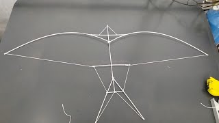 diều chim én bằng  nan cáp quang - Make  beautiful swallow kites using fiber optic railings