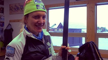 Caitlin Gregg explains why she waxes multiple pair of skis