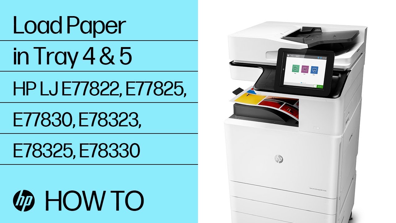 HP Color LaserJet MFP E77822, E77825 