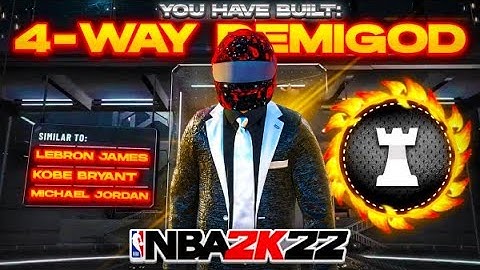 NEW "4 WAY DEMIGOD" BUILD IS GAME BREAKING IN NBA2K22! *INSANE* ALL AROUND BUILD IS A GLITCH IN 2K!