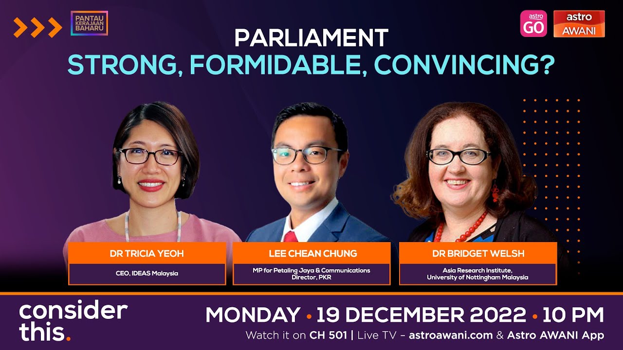 [LIVE] Consider This: Parliament | Strong, Formidable, Convincing ...
