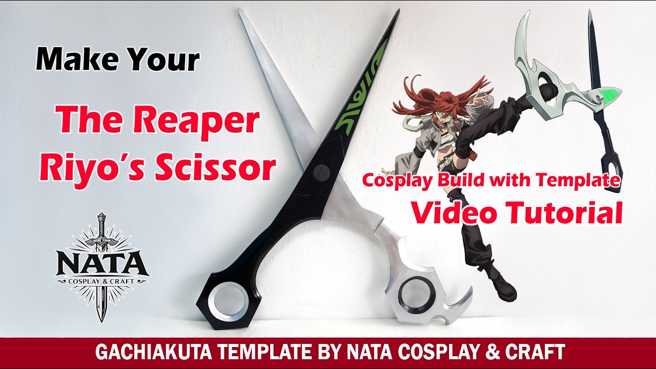 How to Made Riyo’s Ripper Scissor from EVA Foam - Gachiakuta Cosplay ...