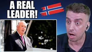 Canadian Reacts To The Norwegian King's Speech : Norway is one