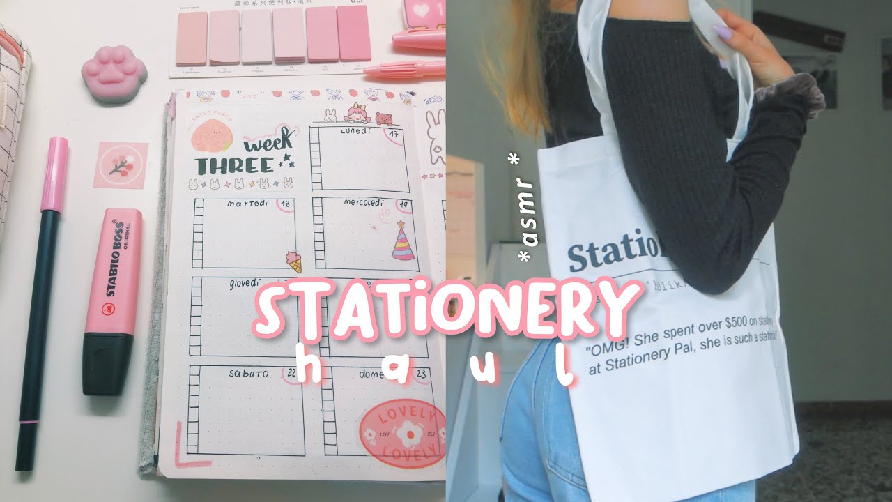 aesthetic summer stationery💐 + bullet journal set up.