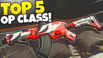 TOP 5 MOST OVERPOWERED CLASS SETUP IN MODERN WARFARE.. (BEST CLASS) COD MW Gameplay
