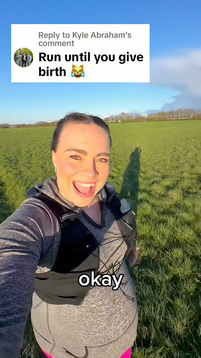 Run until you give birth! 👶🏃‍♀️🥰 #natruns #rununtil #birth