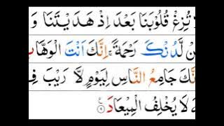 Surah Al Imran (Ayat 8-9) – (Mishary Al Afasy) [Tajwid Quran]