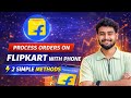 How to process first order in Flipkart