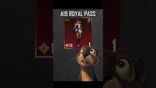 A19 Royal Pass Rewards😍#pubgmobile #pubg #shorts