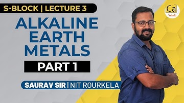 S Block L3 | Alkaline Earth Metals - 1 | Inorganic Chemistry | JEE & NEET 2022 | Class 11|Saurav Sir