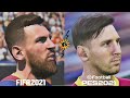 PES 2021 vs FIFA 21 - Faces Comparison
