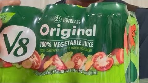 V8 Original 100% Vegetable Juice, 11 5 fl oz Can Review