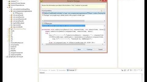 Change package name  in Eclipse