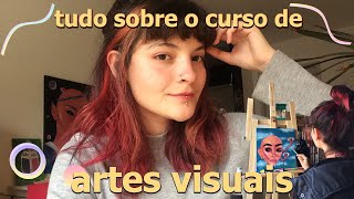 TUDO sobre o curso de Artes Visuais + Trabalhos feitos em aula