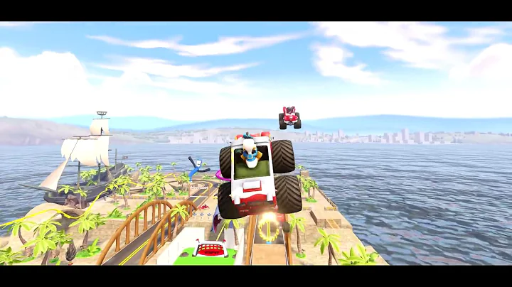 Wheels On The Bus & Monster Truck McQueen Cars, Di...