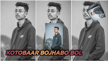 KOTOBAAR BOJHABO BOL || BANGLA NEW TRENDING SONG || XML FILE VIDEO EDIT || BY AKASH CREATION 🔖