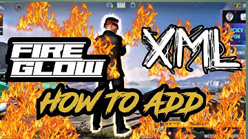 How to add character glow effect in pubg xml tutorial #pubgmobile #editing