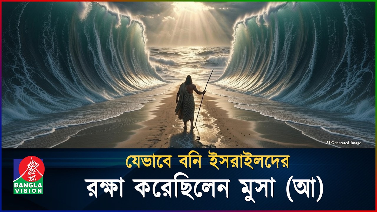 যেভাবে বনি ইসরাইলদের রক্ষা করেছিলেন মুসা (আ) | নবীদের গল্প | মুসা (আ) | পর্ব-১৫ | BanglaVision