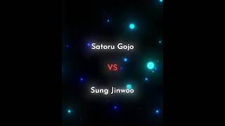 satoru Gojo Fan spam💜 vs sung jinwoo fan spam 💙 #gojousatoru #sungjinwo