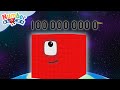 Aprenda a contar de 1.000.000.000 a 0 | Números para crianças | Numberblocks em português