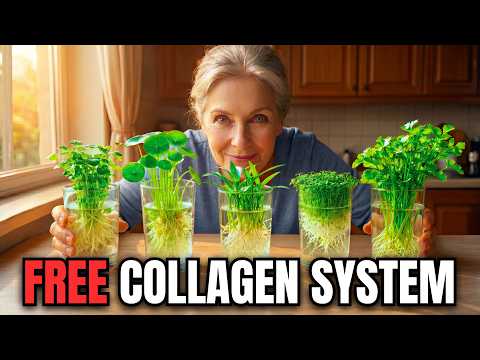 Forget Bone Broth. 5 Plants Build Collagen Faster. Grow In A Glass Of Water.