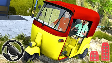 Tuk Tuk Simulator Transport Driver 3D - Offroad Rickshaw Driving | Android Gameplay