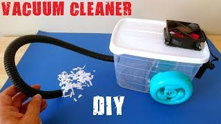 Evde Elektrikli Süpürge Nasıl Yapılır - How to Make a Vacuum Cleaner at Home Resimi