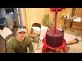 Home Winery - Time to Press Grapes (And Make a Cake)