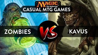 MTG GAMEPLAY: ZOMBIE TRIBAL DECK VS KAVU COMBO DECK.