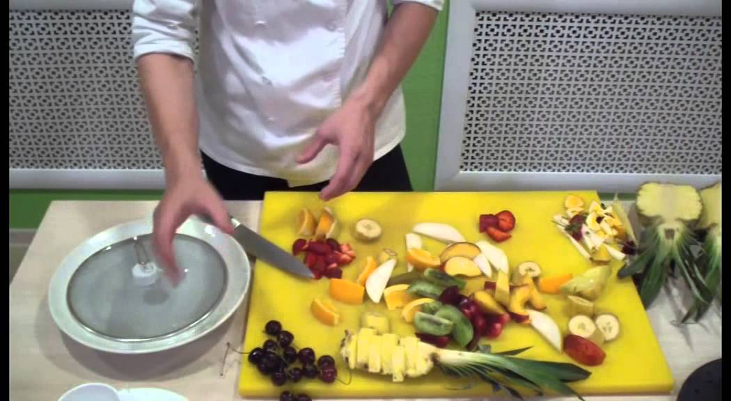 Как оформить фрукты на тарелке