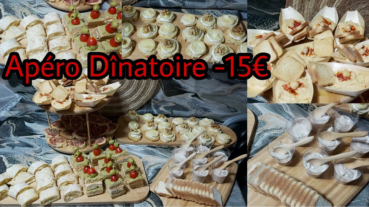 Apéro Dînatoire Rapide et pas Cher 🤑💵💰 - YouTube