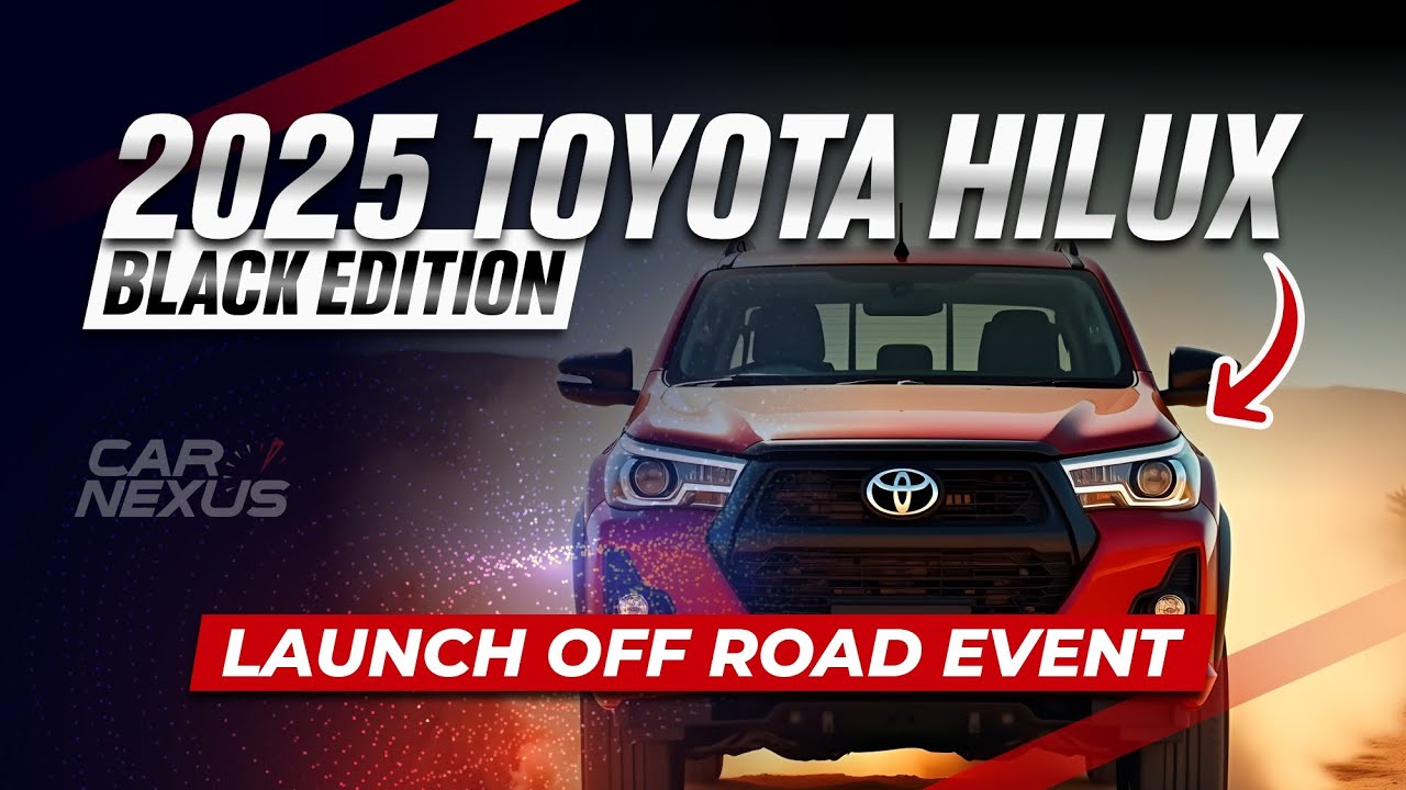 2025 Toyota Hilux Black Edition Launch Off Road Event #automobile #toyota #toyotahilux #toyotaindia