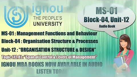 Span of Control and Level of Management | Organisation Structure and Design | DLL #management