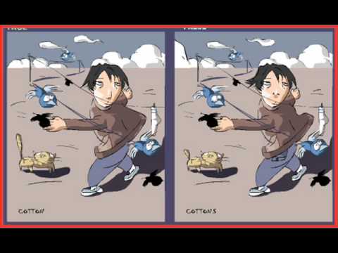 gaseste 3 diferente groaza