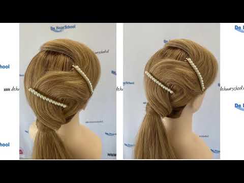 Staart en slagleggen, ponytail and vingerwaves